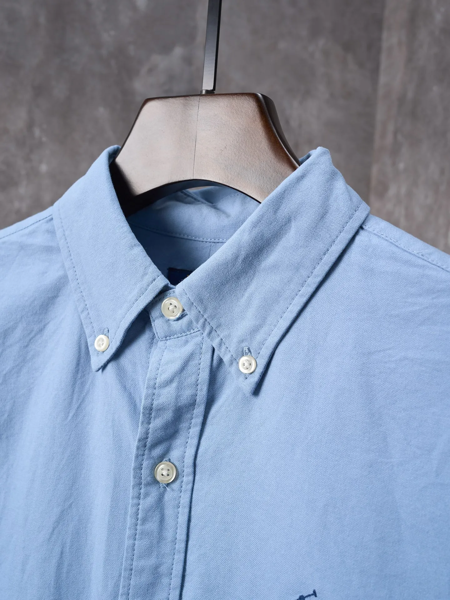 P340 Actual hanging auction】Ralph Lauren/Ralph Lauren couples must-have solid color pony embroidered cotton long-sleeved shirt [Ready stock] XS S M L XL